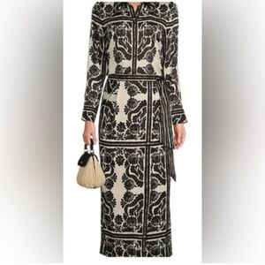 Vince Camuto Black and Cream Skirt Set